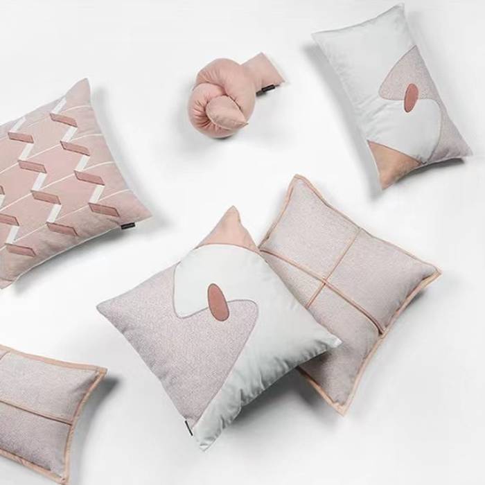 Cushion Light Pink x Sliver